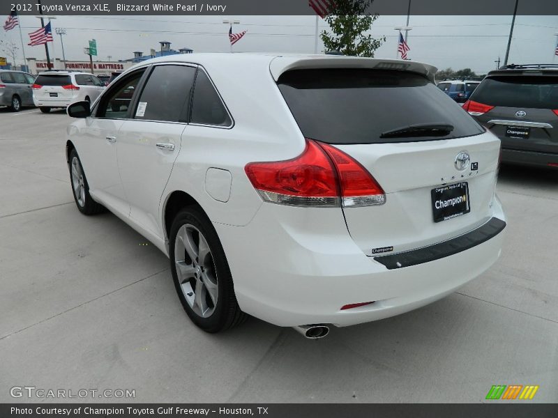 Blizzard White Pearl / Ivory 2012 Toyota Venza XLE