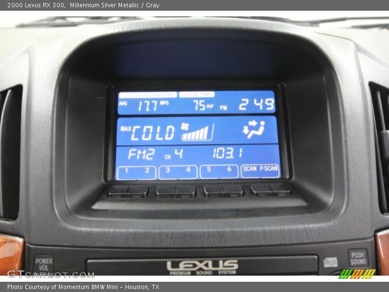Millennium Silver Metallic / Gray 2000 Lexus RX 300