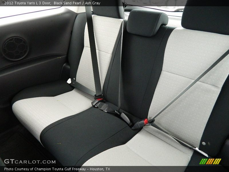 Rear Seat of 2012 Yaris L 3 Door