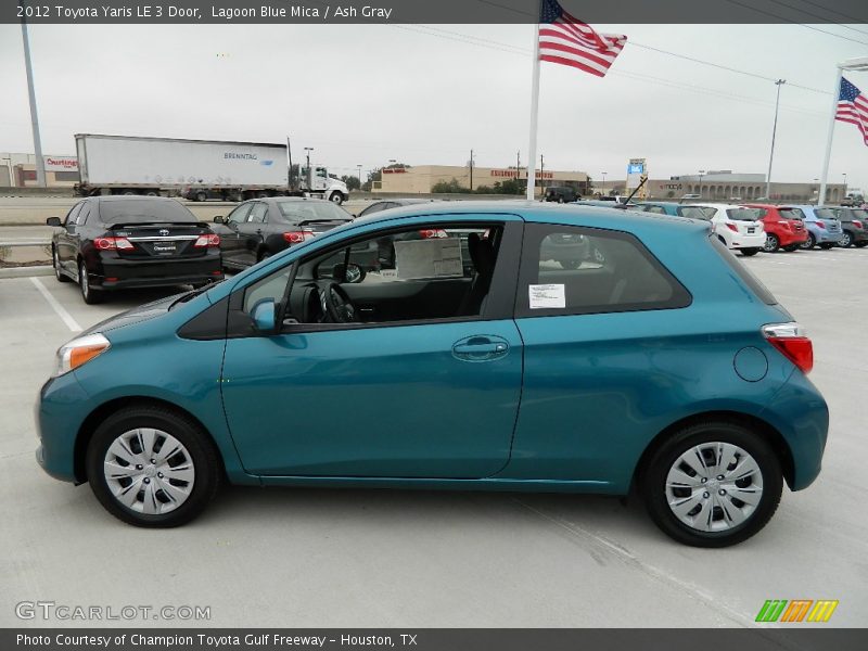  2012 Yaris LE 3 Door Lagoon Blue Mica