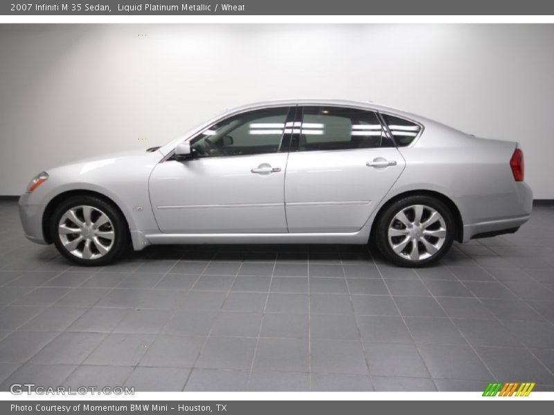 Liquid Platinum Metallic / Wheat 2007 Infiniti M 35 Sedan