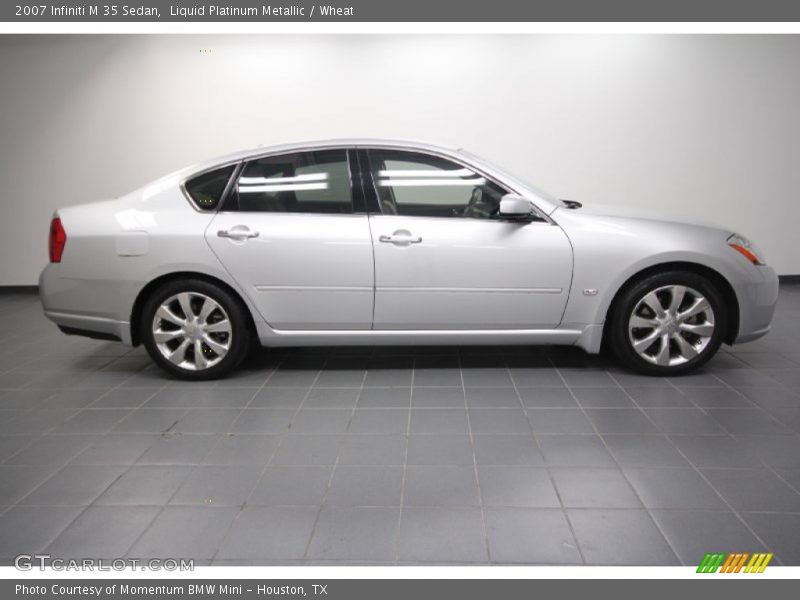 Liquid Platinum Metallic / Wheat 2007 Infiniti M 35 Sedan