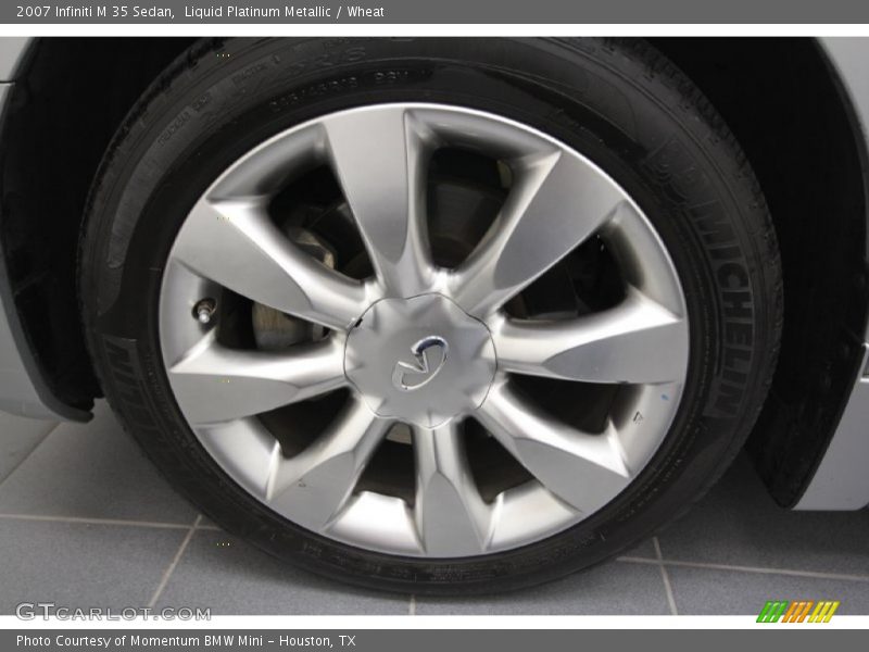 Liquid Platinum Metallic / Wheat 2007 Infiniti M 35 Sedan