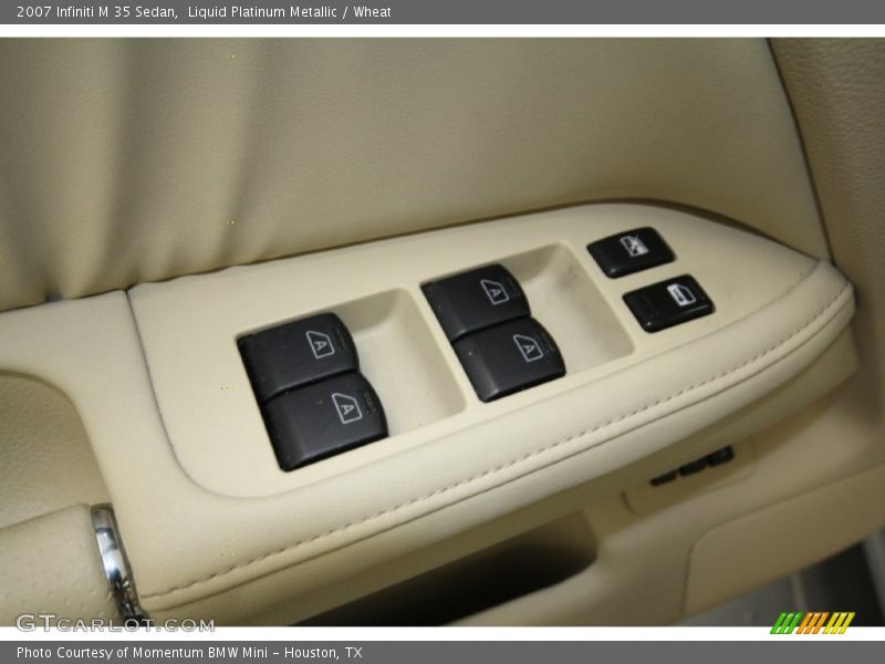 Liquid Platinum Metallic / Wheat 2007 Infiniti M 35 Sedan