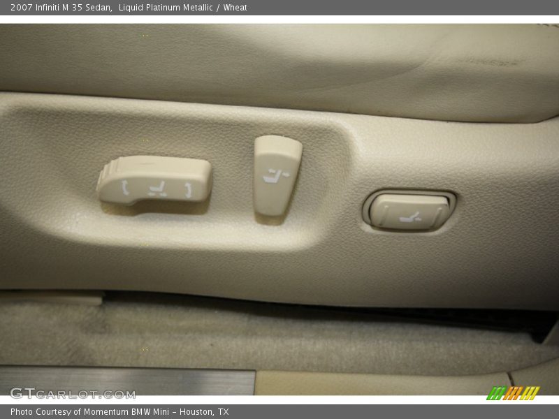 Liquid Platinum Metallic / Wheat 2007 Infiniti M 35 Sedan