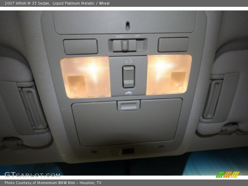 Liquid Platinum Metallic / Wheat 2007 Infiniti M 35 Sedan