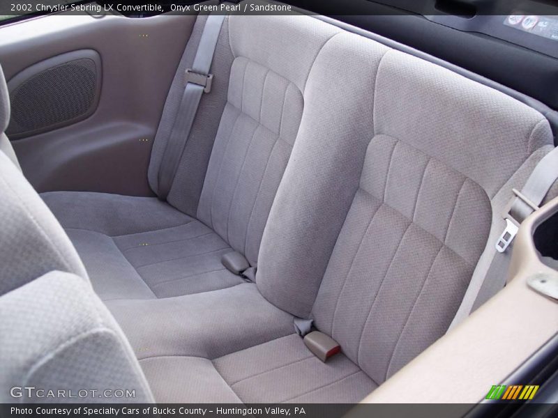 Onyx Green Pearl / Sandstone 2002 Chrysler Sebring LX Convertible
