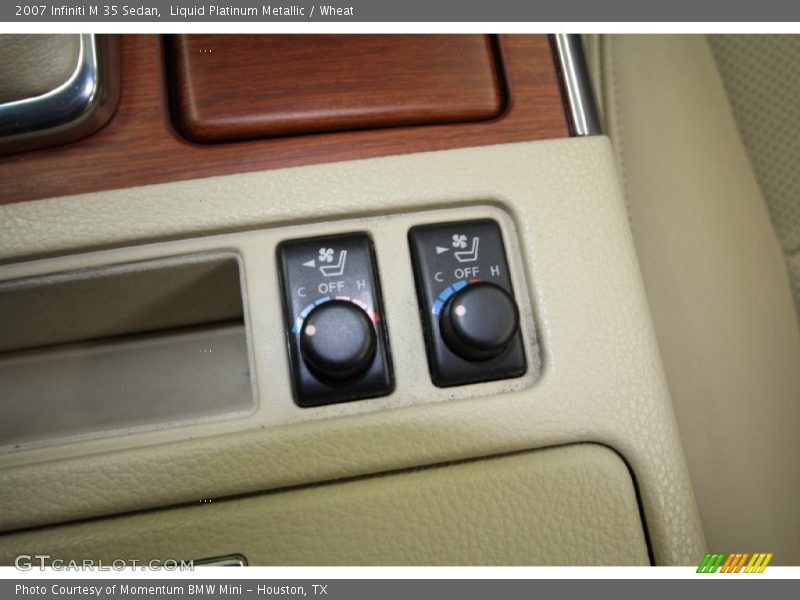 Liquid Platinum Metallic / Wheat 2007 Infiniti M 35 Sedan