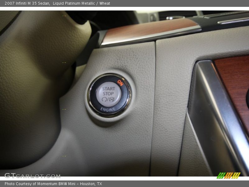 Liquid Platinum Metallic / Wheat 2007 Infiniti M 35 Sedan