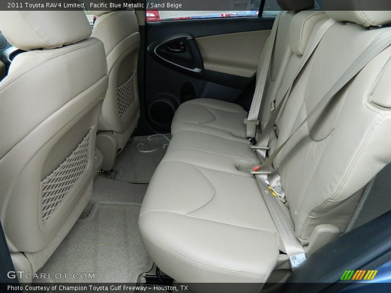 Pacific Blue Metallic / Sand Beige 2011 Toyota RAV4 Limited