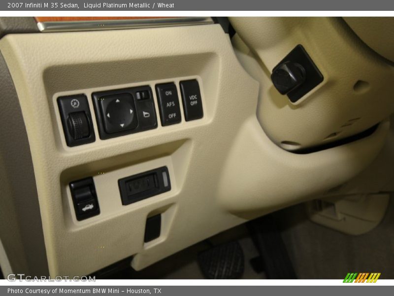 Liquid Platinum Metallic / Wheat 2007 Infiniti M 35 Sedan