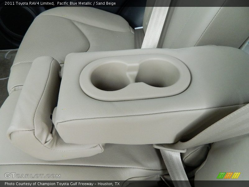 Pacific Blue Metallic / Sand Beige 2011 Toyota RAV4 Limited