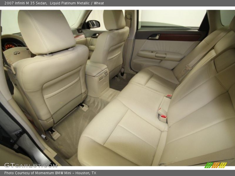 Liquid Platinum Metallic / Wheat 2007 Infiniti M 35 Sedan