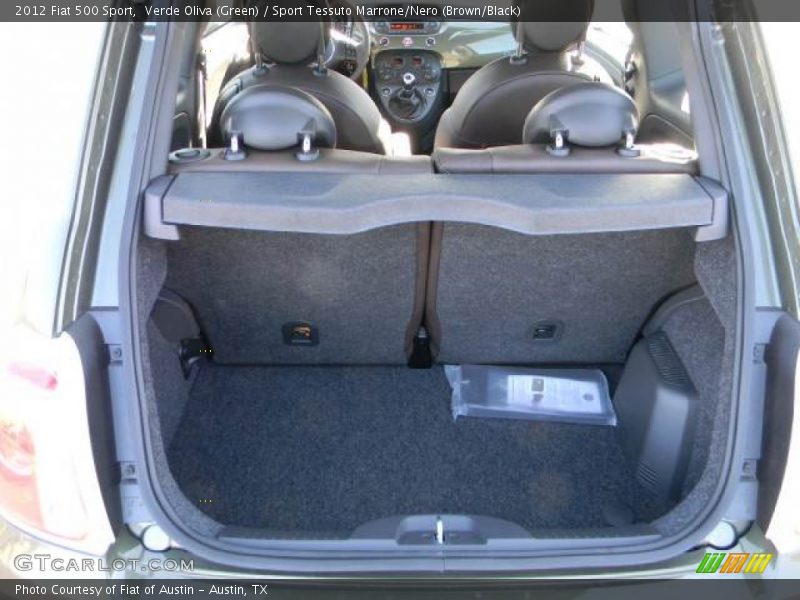 Verde Oliva (Green) / Sport Tessuto Marrone/Nero (Brown/Black) 2012 Fiat 500 Sport