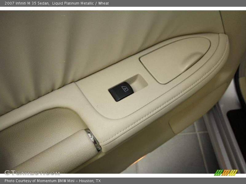 Liquid Platinum Metallic / Wheat 2007 Infiniti M 35 Sedan
