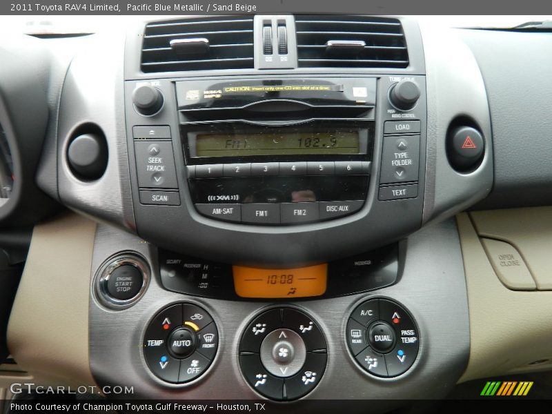 Pacific Blue Metallic / Sand Beige 2011 Toyota RAV4 Limited