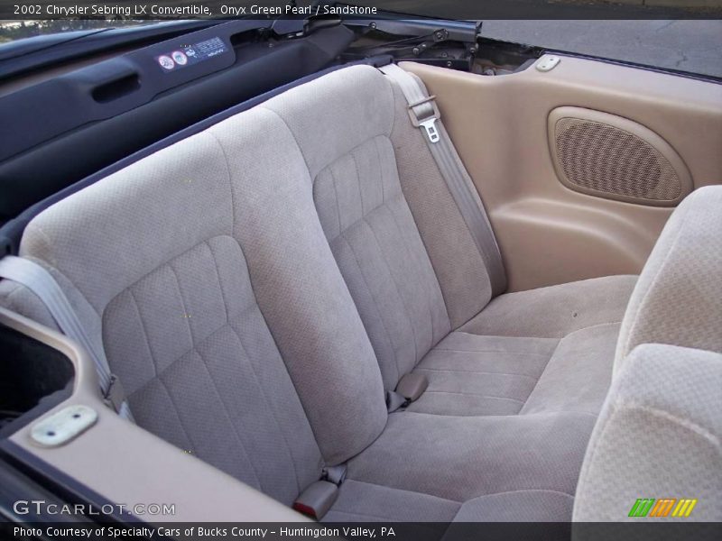 Onyx Green Pearl / Sandstone 2002 Chrysler Sebring LX Convertible