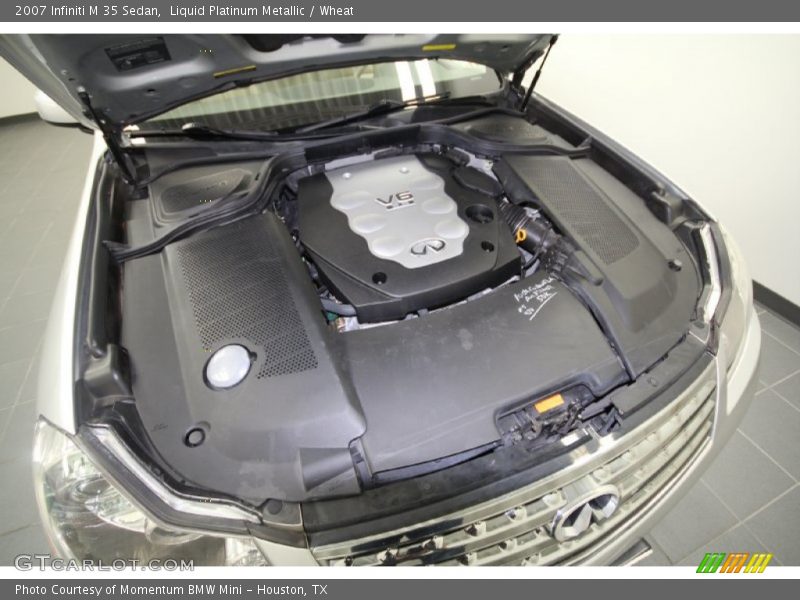 Liquid Platinum Metallic / Wheat 2007 Infiniti M 35 Sedan