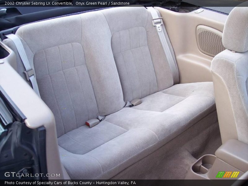 Onyx Green Pearl / Sandstone 2002 Chrysler Sebring LX Convertible