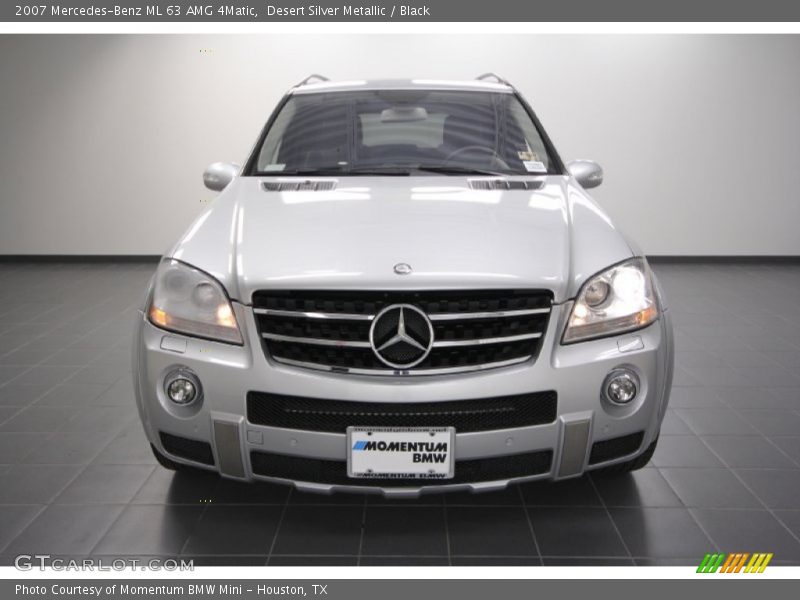 Desert Silver Metallic / Black 2007 Mercedes-Benz ML 63 AMG 4Matic