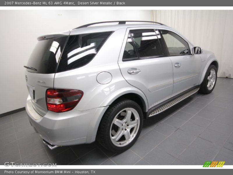 Desert Silver Metallic / Black 2007 Mercedes-Benz ML 63 AMG 4Matic