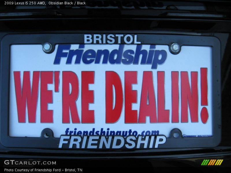 Obsidian Black / Black 2009 Lexus IS 250 AWD
