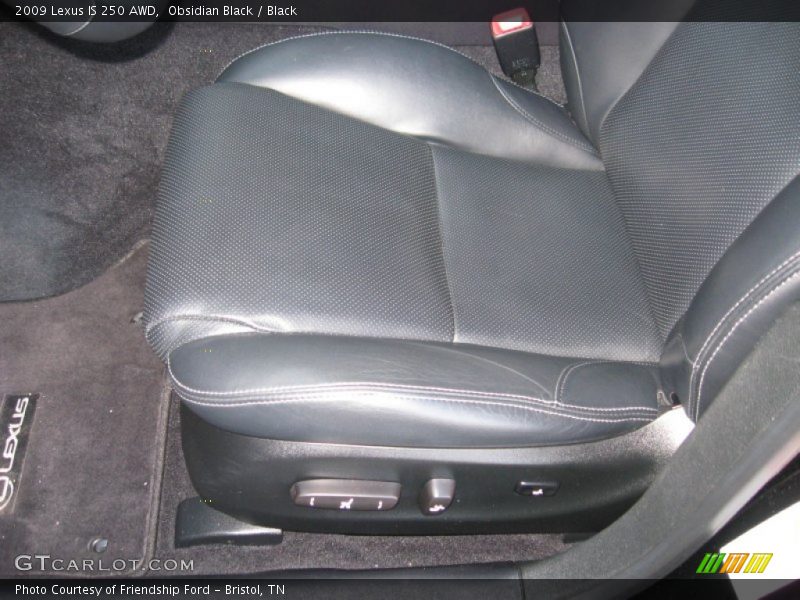 Obsidian Black / Black 2009 Lexus IS 250 AWD
