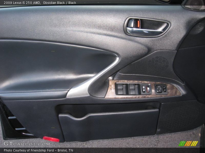 Obsidian Black / Black 2009 Lexus IS 250 AWD