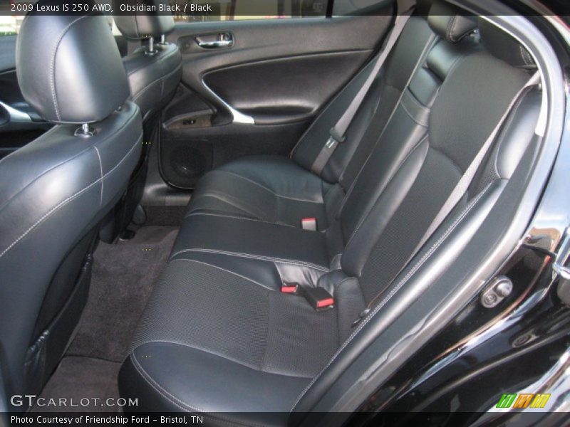 Obsidian Black / Black 2009 Lexus IS 250 AWD