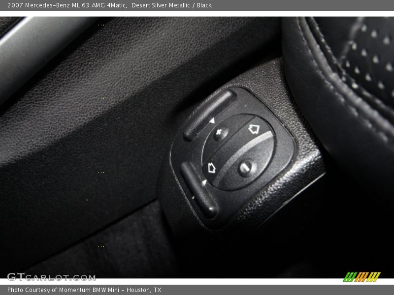Desert Silver Metallic / Black 2007 Mercedes-Benz ML 63 AMG 4Matic