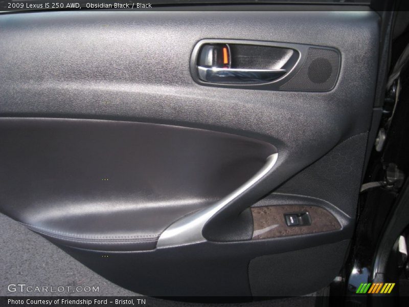 Obsidian Black / Black 2009 Lexus IS 250 AWD