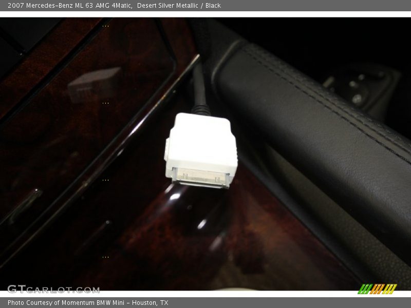 Desert Silver Metallic / Black 2007 Mercedes-Benz ML 63 AMG 4Matic