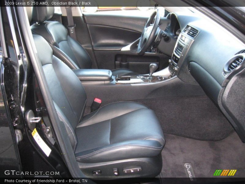 Obsidian Black / Black 2009 Lexus IS 250 AWD
