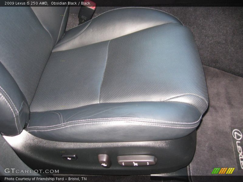 Obsidian Black / Black 2009 Lexus IS 250 AWD