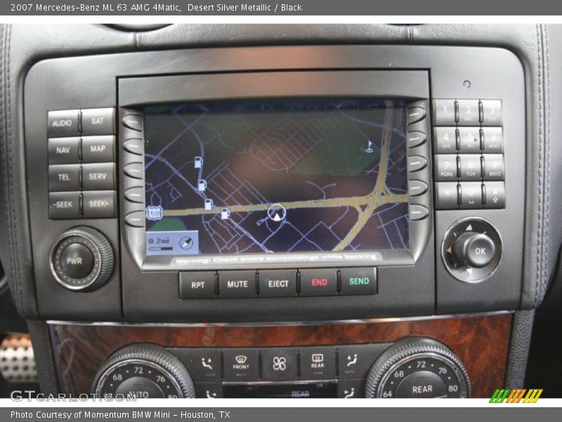 Controls of 2007 ML 63 AMG 4Matic