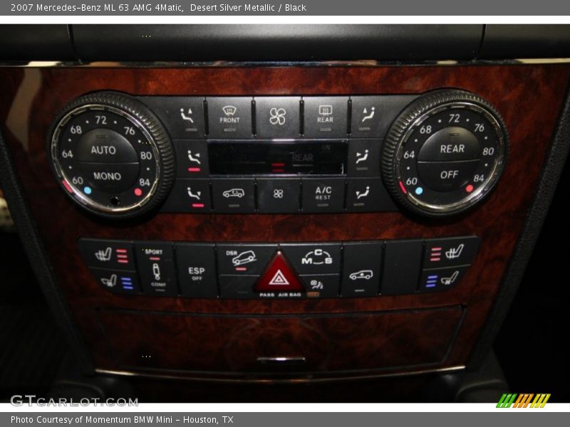 Desert Silver Metallic / Black 2007 Mercedes-Benz ML 63 AMG 4Matic