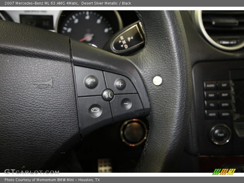 Desert Silver Metallic / Black 2007 Mercedes-Benz ML 63 AMG 4Matic