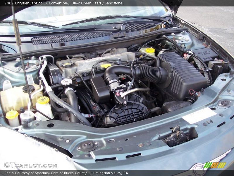 Onyx Green Pearl / Sandstone 2002 Chrysler Sebring LX Convertible