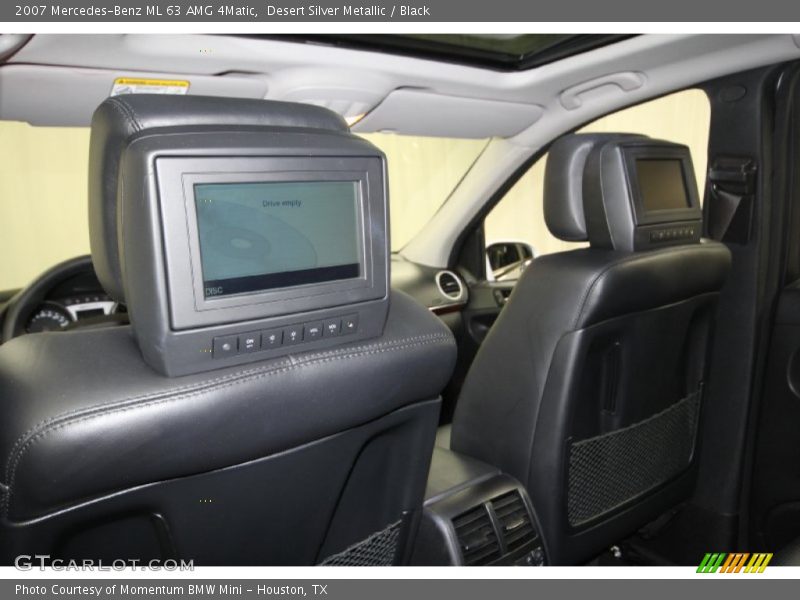 Desert Silver Metallic / Black 2007 Mercedes-Benz ML 63 AMG 4Matic