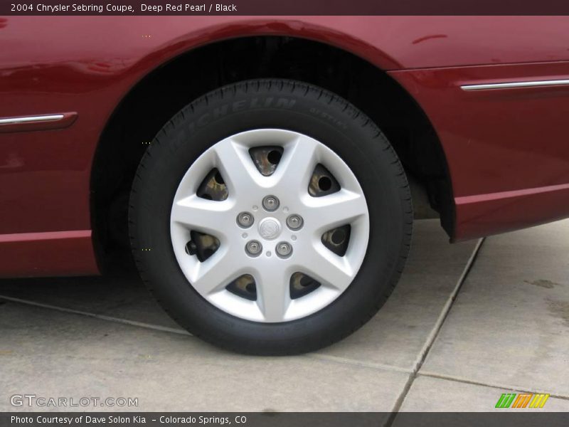 Deep Red Pearl / Black 2004 Chrysler Sebring Coupe
