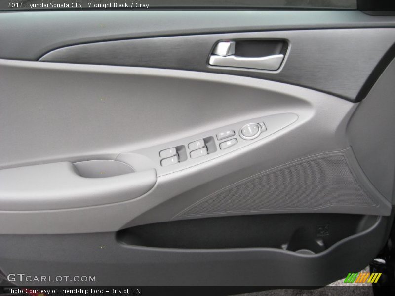 Midnight Black / Gray 2012 Hyundai Sonata GLS