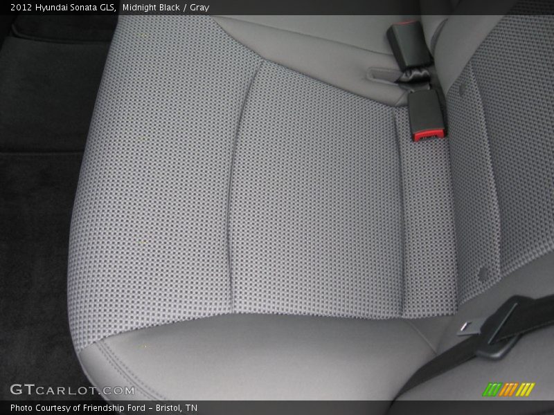 Midnight Black / Gray 2012 Hyundai Sonata GLS