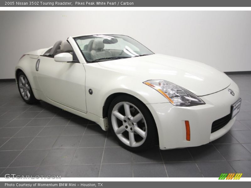 Pikes Peak White Pearl / Carbon 2005 Nissan 350Z Touring Roadster
