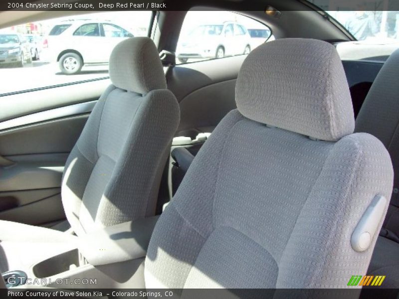 Deep Red Pearl / Black 2004 Chrysler Sebring Coupe