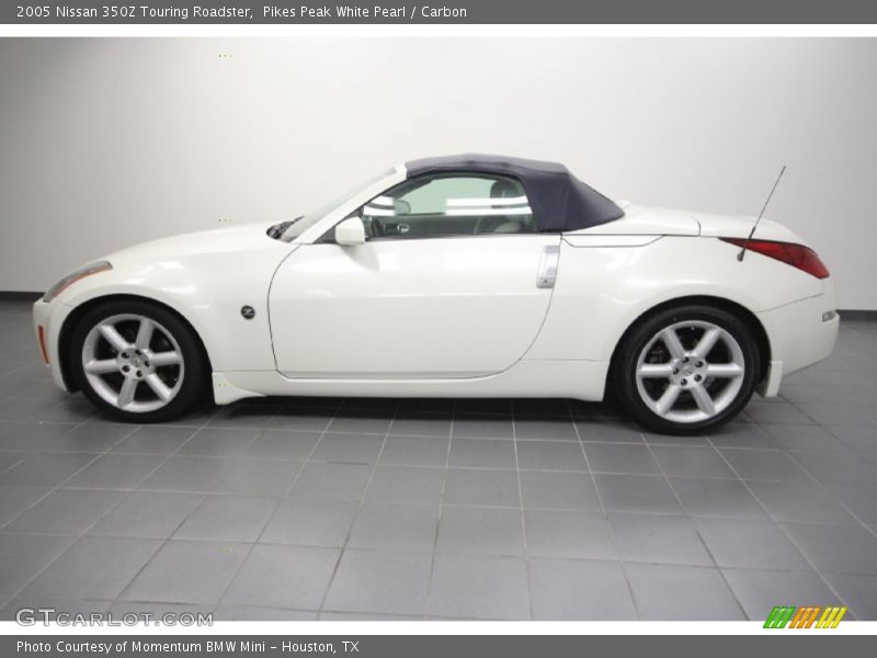 Pikes Peak White Pearl / Carbon 2005 Nissan 350Z Touring Roadster