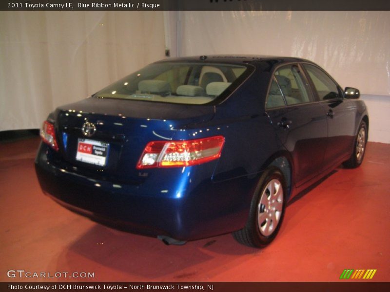 Blue Ribbon Metallic / Bisque 2011 Toyota Camry LE
