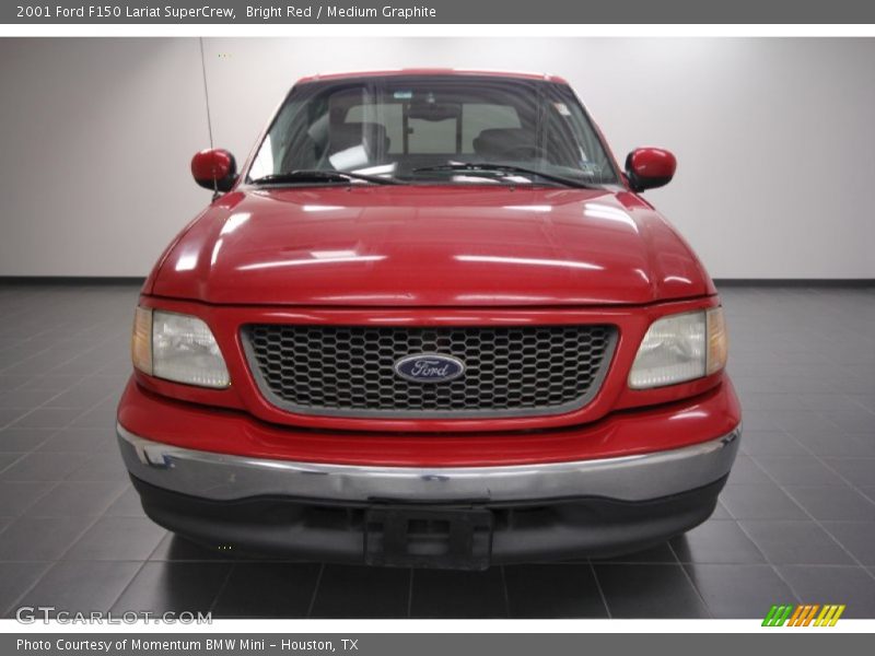 Bright Red / Medium Graphite 2001 Ford F150 Lariat SuperCrew