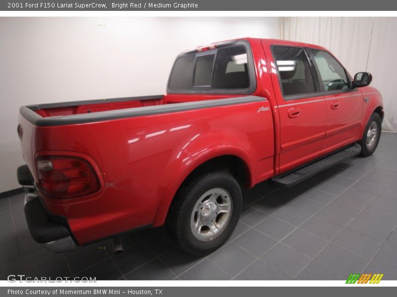 Bright Red / Medium Graphite 2001 Ford F150 Lariat SuperCrew