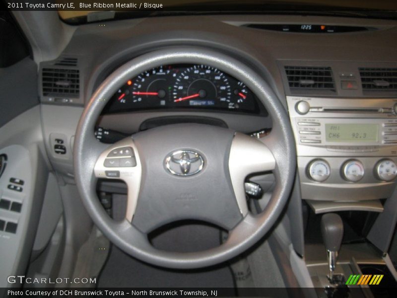 Blue Ribbon Metallic / Bisque 2011 Toyota Camry LE