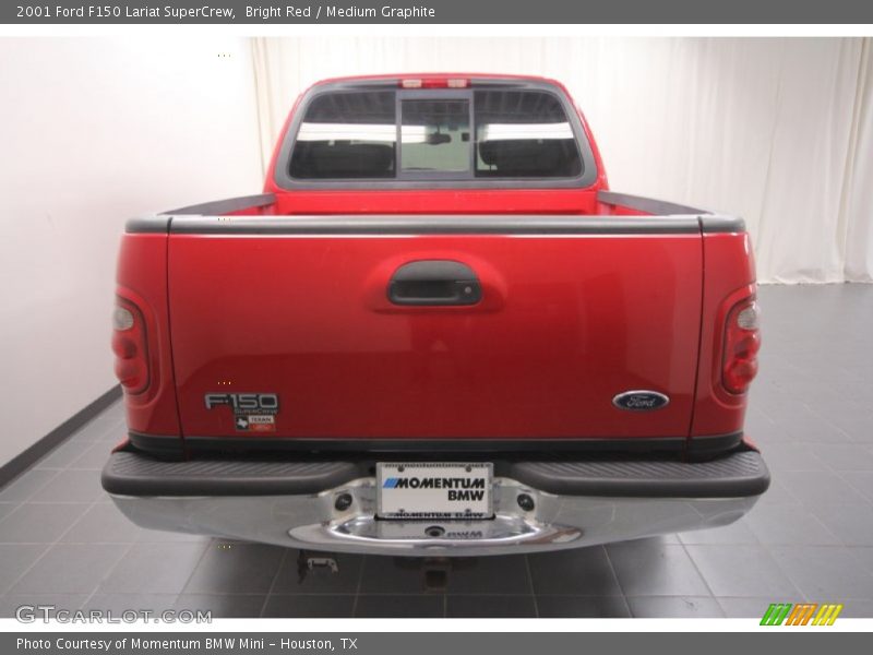Bright Red / Medium Graphite 2001 Ford F150 Lariat SuperCrew